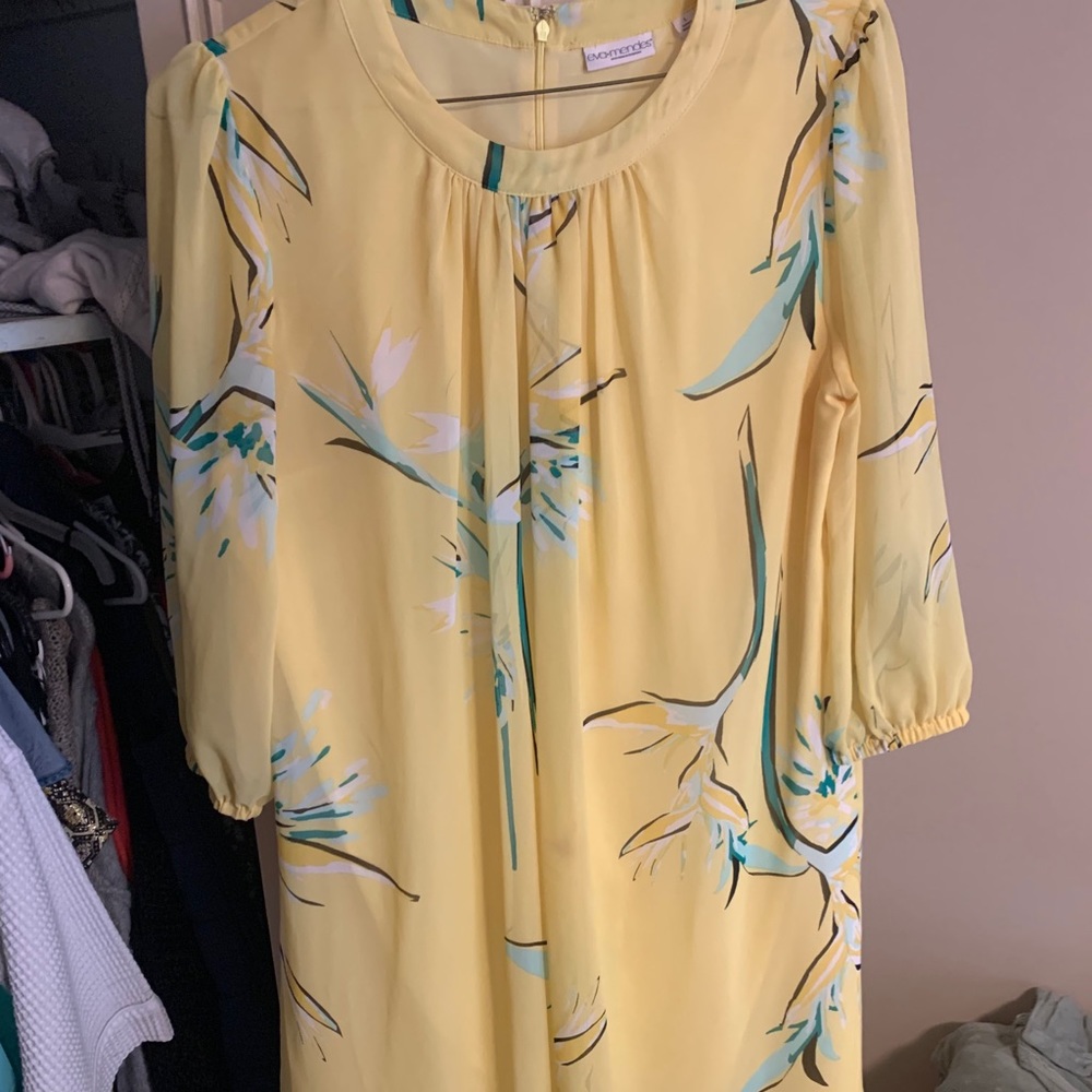 Floral beauty shift dress.